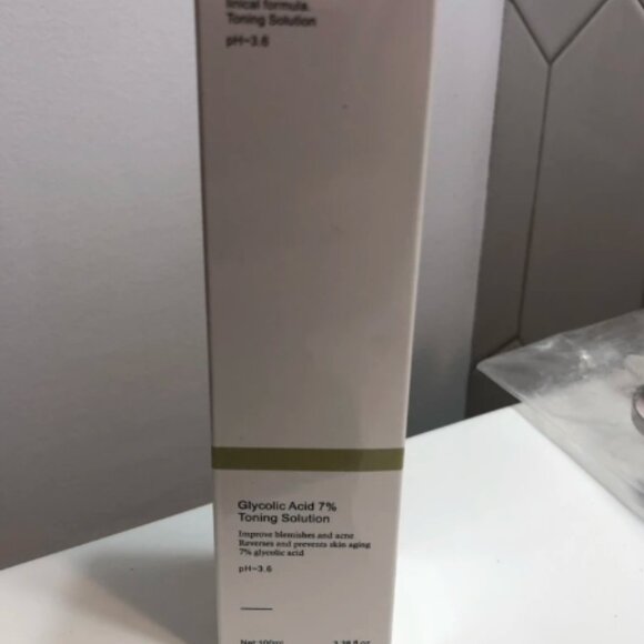 100ML Glycolic Acid 7% Toner,Glycolic Sour 7% Toning, Facial Exfoliation - Picture 2 of 7